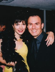 Brian Quintana and Laura Harring