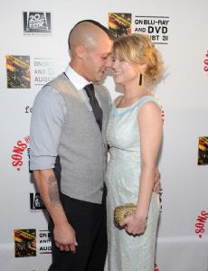 Theo Rossi and Sarah Jones