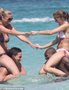 Djibril Cisse and Jude Littler