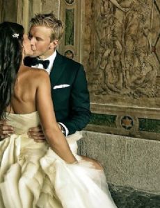 Mike Komisarek and Ania Rembacz