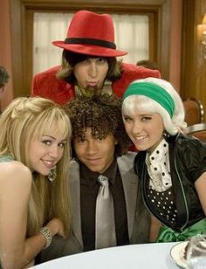 Corbin Bleu and Miley Cyrus