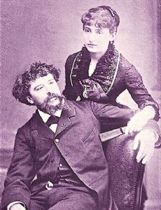 Julia Daudet and Alphonse Daudet