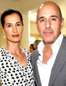 Matt Lauer and Annette Roque