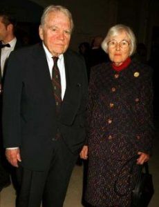 Andy Rooney and Marguerite Rooney