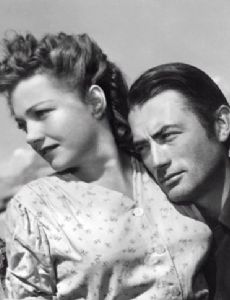 Gregory Peck and Anne Baxter