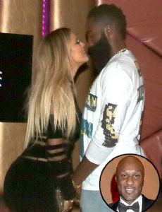 James Harden and Khloé Kardashian