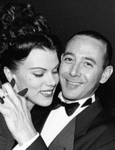 Debi Mazar and Paul Reubens