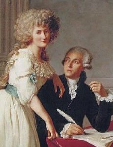 Antoine Lavoisier and Marie-Anne Pierrette Paulze