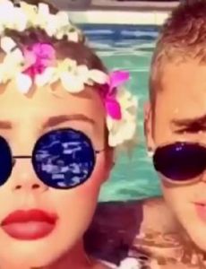 Justin Bieber and Sahara Ray