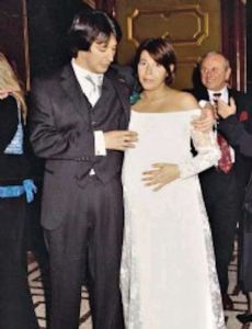Matteo Salvini and Fabrizia Ieluzzi
