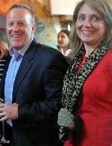 Rebecca Claire Miller and Sean Spicer