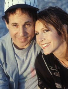 Carrie Fisher and Paul Simon