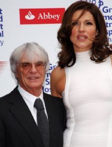 Bernie Ecclestone and Slavica Ecclestone