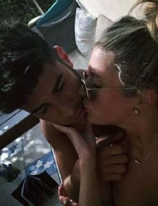 Marco Asensio and Marina Muntaner