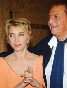 Renzo Arbore and Mariangela Melato