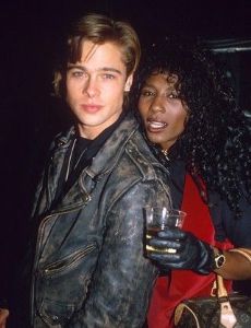 Sinitta Cowell and Brad Pitt