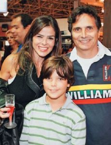 Nelson Piquet and Viviane Leão