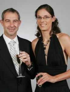 Tia Hellebaut and Wim Vandeven