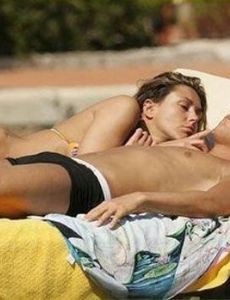 Cristiano Ronaldo and Karina Ferro