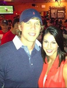 Nick Foles and Tori Moore