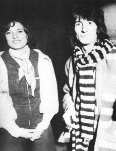 Ron Wood and Margaret Trudeau
