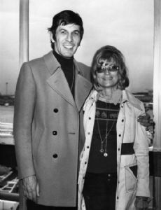 Leonard Nimoy and Sandra Zober