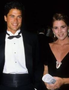 Melissa Gilbert and Rob Lowe