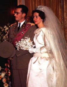 Queen Fabiola of Belgium and Baudouin I of Belgium