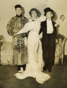 Elizabeth Allan and Marlene Dietrich