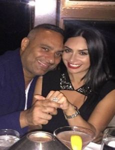 Russell Peters and Ruzanna Khetchian