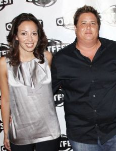 Chaz Bono and Jennifer Elia