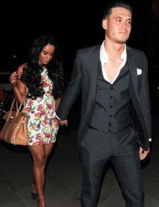 Charlie Sims and Vicky Pattison