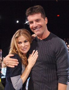 Simon Cowell and Carmen Electra