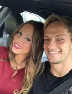 Ivan Rakitic and Raquel Mauri