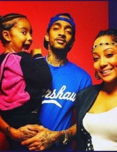 Nipsey Hussle and Tanisha Foster