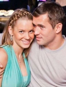 Aleksandr Kerzhakov and Katya Lobanova