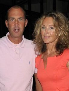 Johnny Vaughan and Antonia Davies