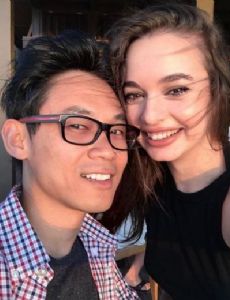 James Wan and Ingrid Bisu