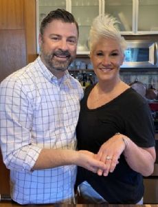 Anne Burrell and Stuart Claxton