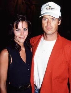 Courteney Cox and Michael Keaton