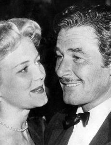 Errol Flynn and Patrice Wymore