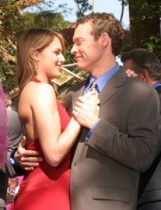 Tate Donovan and Amanda Righetti