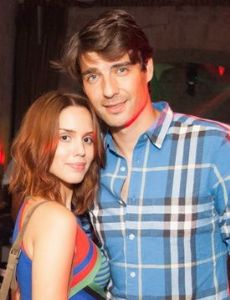 Vedran Corluka and Franka Batelić