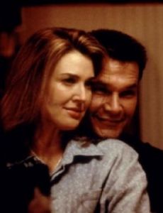 Patrick Swayze and Brenda Strong