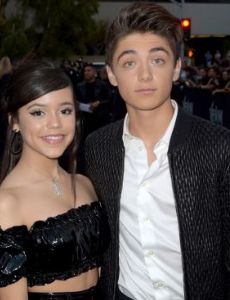 Jenna Ortega and Asher Angel