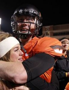 Brandon Weeden and Melanie Meuser