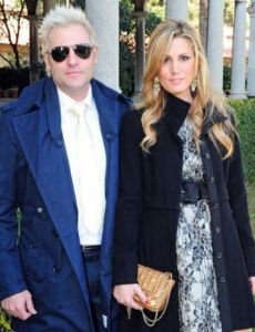Santiago Cañizares and Mayte García (spouse)