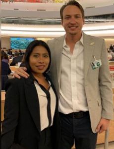 Nicolás Celis and Yalitza Aparicio