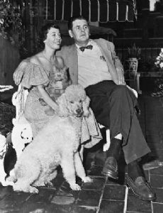 Imogene Coca and Robert Burton (husband)