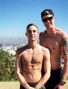 Adam Rippon and Jussi-Pekka Kajaala